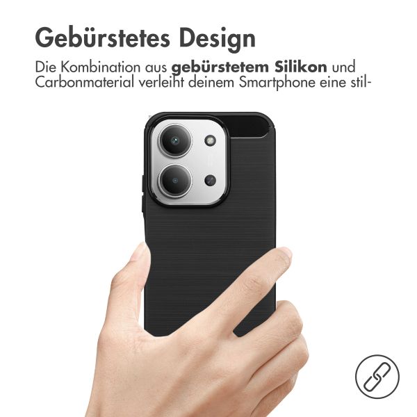 imoshion Brushed Back Cover Xiaomi Redmi 15C (5G) - Schwarz