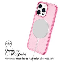 imoshion Sparkle Back Cover mit MagSafe Apple iPhone 15 Pro Max - Glitzer Rosa