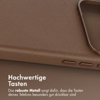 Accezz MagSafe Leather Backcover Apple iPhone 18 Pro Max / 17 Pro Max - Kaffeebraun