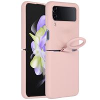 Accezz Liquid Silikoncase für das Samsung Galaxy Z Flip 4 - Rosa