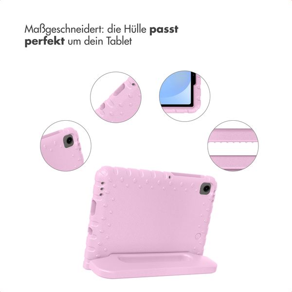 imoshion Schutzhülle mit Handgriff kindersicher Samsung Galaxy Tab A11 / A9 8.7 Zoll - Hellrosa