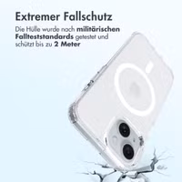 Accezz Xtreme Impact Backcover mit MagSafe Apple iPhone 15 - Transparent