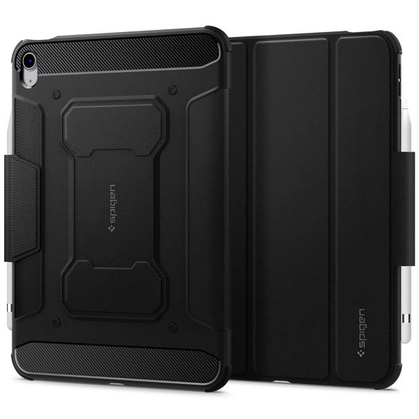 Spigen Rugged Armor Pro Klapphülle für das iPad 10 (2022) 10.9 Zoll - Schwarz