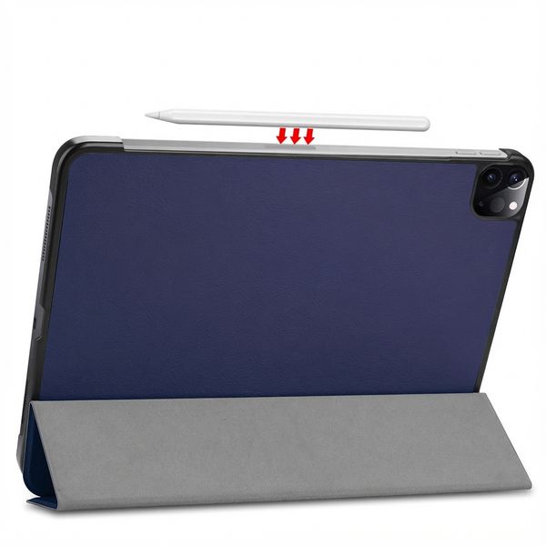 imoshion Trifold Klapphülle Apple iPad Pro 12.9 (2020) / iPad Pro 12.9 (2018) - Dunkelblau