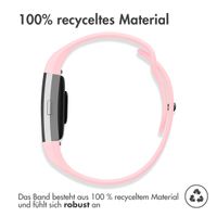 imoshion Silikonband Sport für das Fitbit Charge 2 - Rosa / Weiß