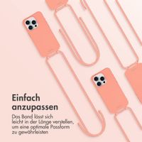 imoshion Color Backcover mit abtrennbarem Band Apple iPhone 15 Pro - Peach