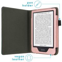 imoshion Vegan Leather Klapphülle Kobo Clara 2E / Tolino Shine 4 - Rosé gold