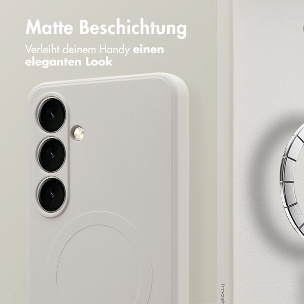 imoshion Color Back Cover mit MagSafe Samsung Galaxy S24 FE - Beige