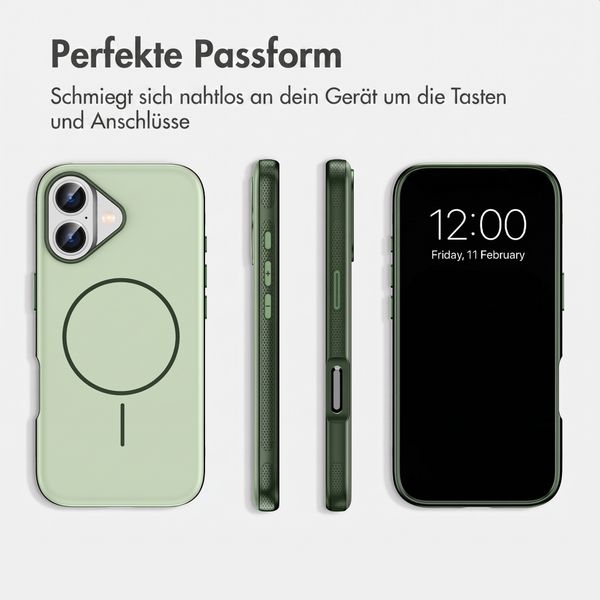 imoshion Color Backcover mit Thin MagSafe Ring Apple iPhone 17 - Dunkelgrün