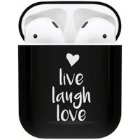 imoshion Design Hardcover Case Apple AirPods 1 / 2 - Live Laugh Love
