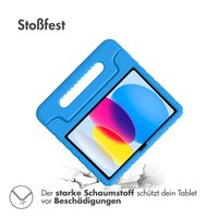 imoshion Schutzhülle mit Handgriff kindersicher für das iPad 11 (2025) 11 Zoll / iPad 10 (2022) 10.9 Zoll - Blau