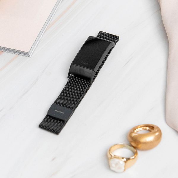 imoshion Mailändische Magnetarmband für das Xiaomi Smart Band 8 / 9 - Schwarz