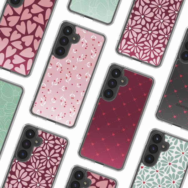 imoshion Design Hülle Samsung Galaxy S24 - Berries Blush