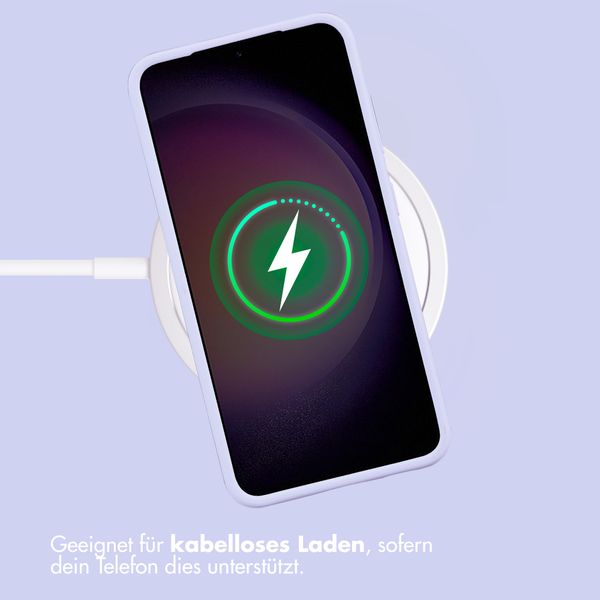 Accezz Liquid Silikoncase Samsung Galaxy S23 - Violett