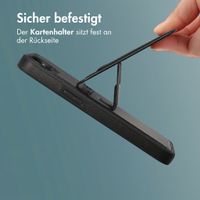 imoshion Backcover mit Kartenfach und Ständer Apple iPhone 17e / 16e - Schwarz