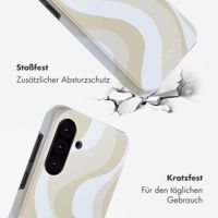 Selencia Vivid Back Cover Samsung Galaxy A36 / A56 - Desert Waves Beige