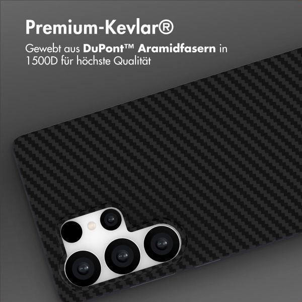 Accezz MagSafe Kevlar Hülle Samsung Galaxy S25 Ultra - Schwarz