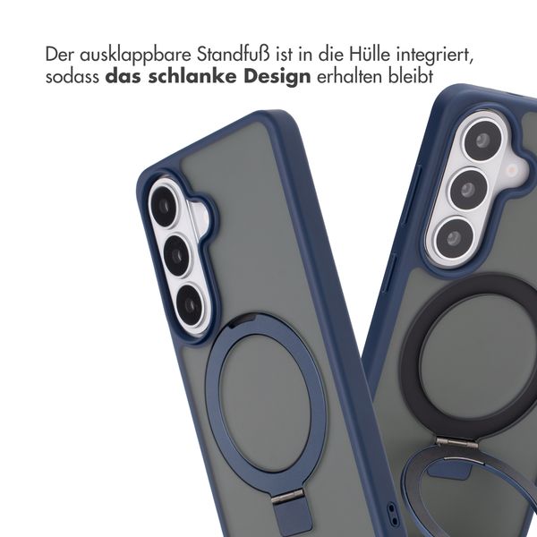 Accezz Ring Stand Backcover mit MagSafe Samsung Galaxy S26 - Blau