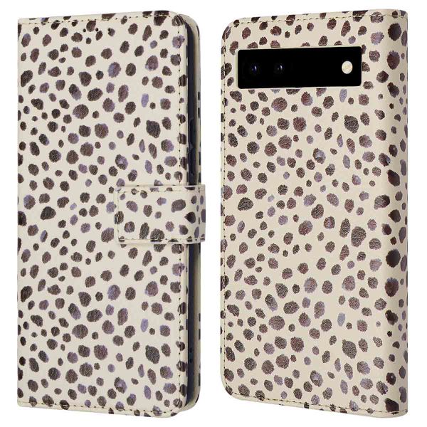 imoshion ﻿Design Klapphülle für das Google Pixel 6a - Black And White Dots