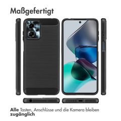 imoshion Brushed Back Cover Motorola Moto G13 / G23 - Schwarz