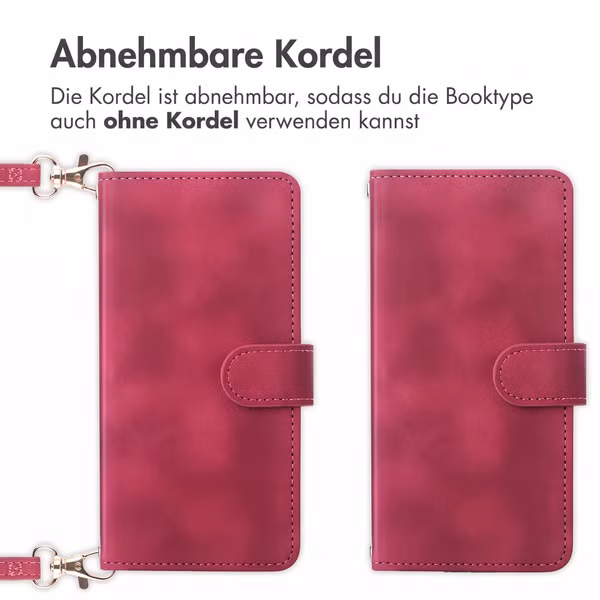imoshion Klapphülle mit Kordel Oppo Reno 16 F - Rot