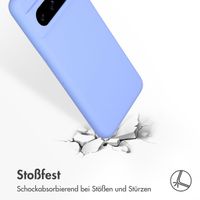 Accezz Liquid Silikoncase für das Google Pixel 8 Pro - Violett