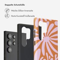 Selencia Vivid Back Cover Samsung Galaxy S24 Ultra - Modern Bloom Pink