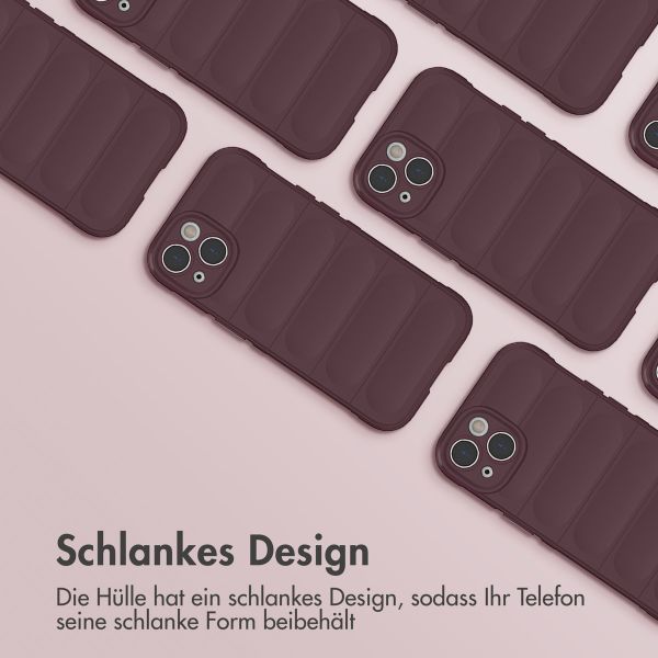 imoshion EasyGrip Back Cover für das iPhone 14 - Aubergine