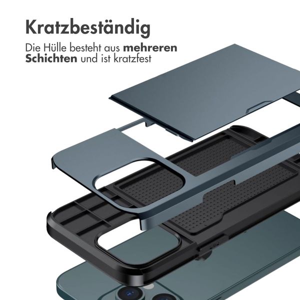 imoshion Backcover mit Kartenfach Apple iPhone 14 Pro - Dunkelblau