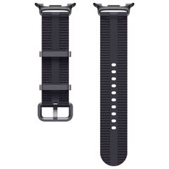 Samsung Original Watch8 Athleisure Band für das Galaxy Watch 8 40/44 mm / Classic 46 mm - S/M - Graphite