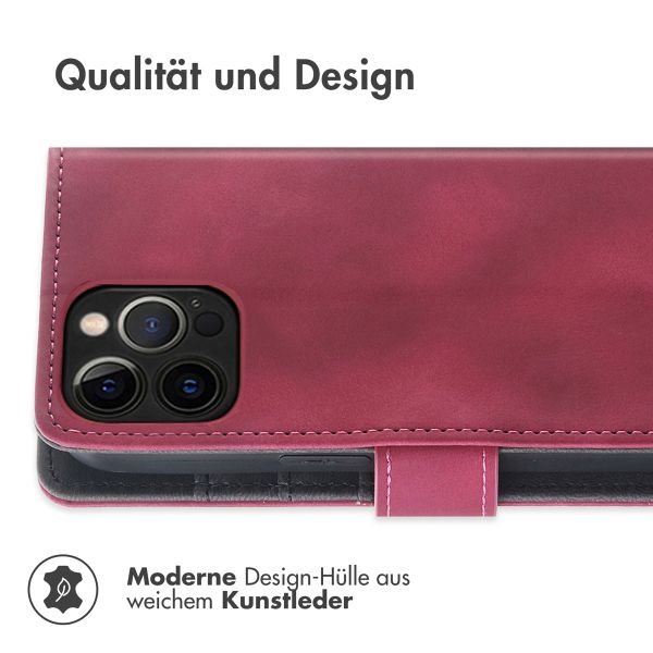 imoshion ﻿Klapphülle mit Kordel für das iPhone 12 (Pro) - Rot