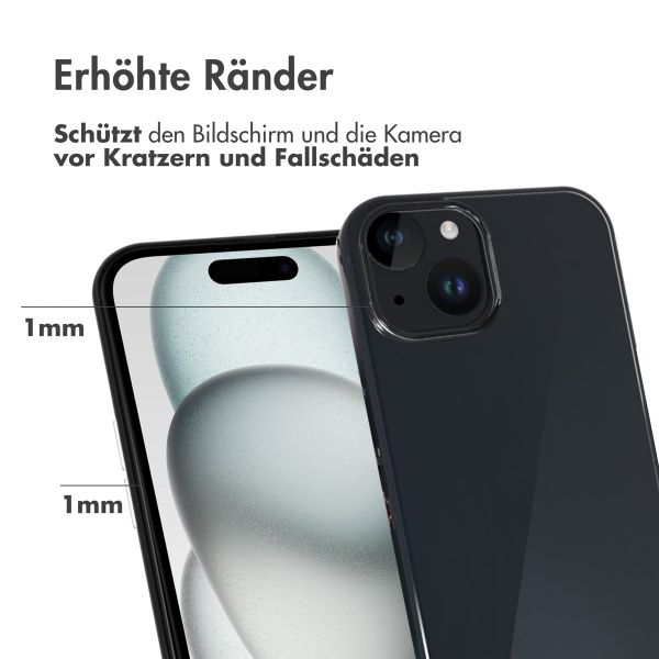 Accezz TPU Clear Backcover für das iPhone 15 - Transparent