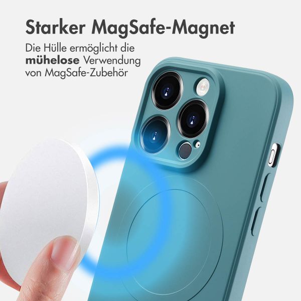 imoshion Color Back Cover mit MagSafe Apple iPhone 14 Pro - Smoke Green