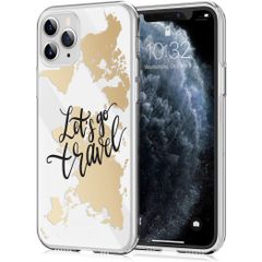 imoshion Design Hülle für das iPhone 11 Pro - Let's Go Travel / Schwarz