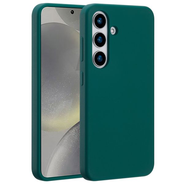 Accezz Liquid Silikoncase mit MagSafe Samsung Galaxy S25 - Forest Green