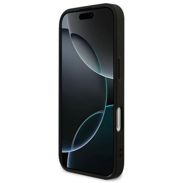 Guess 4G Metal Logo Back Cover MagSafe Apple iPhone 17 - Schwarz