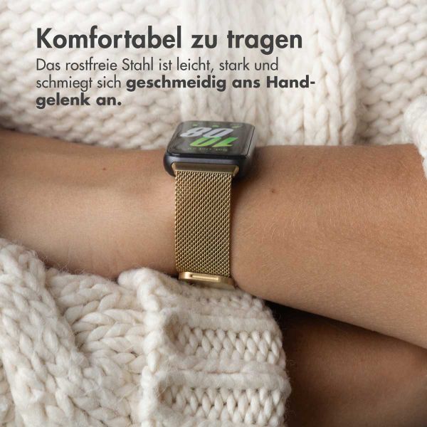 imoshion Mailändische Magnetarmband für das Samsung Galaxy Fit 3 - Gold