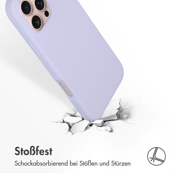 Accezz Liquid Silikoncase mit MagSafe für das Apple iPhone 16 Pro Max - Violett