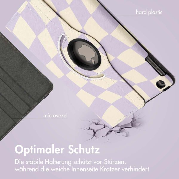 imoshion 360° drehbare Design Klapphülle Apple iPad 6 (2018) 9.7 Zoll / iPad 5 (2017) 9.7 Zoll - Dancing Cubes