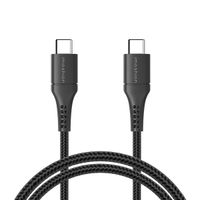 imoshion Braided USB-C-zu-USB-C Kabel - 1,5 Meter - Schwarz