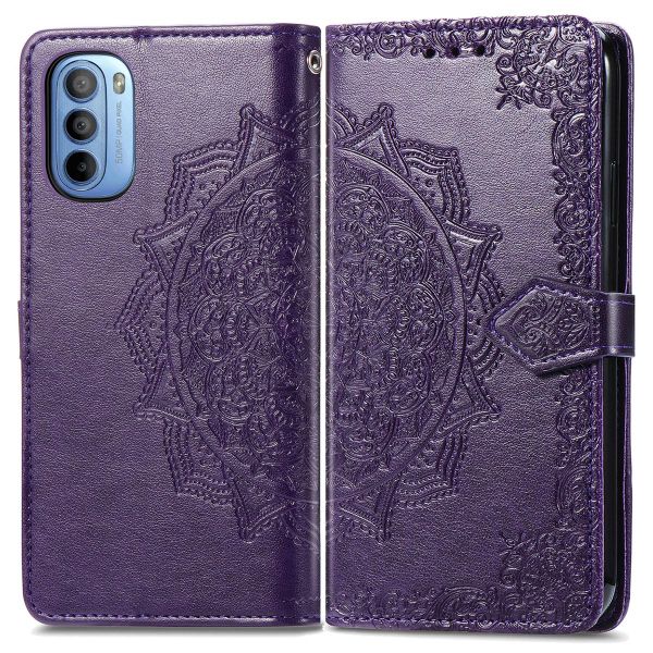 imoshion Mandala Klapphülle für das Motorola Moto G31 / G41 - Violett