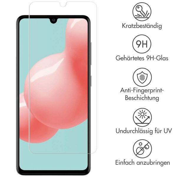 Selencia Displayschutz aus gehärtetem Glas für das Samsung Galaxy A41