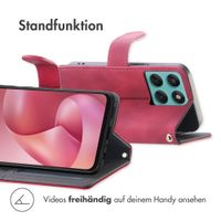 imoshion Klapphülle mit Kordel Motorola Moto G57 Power - Rot