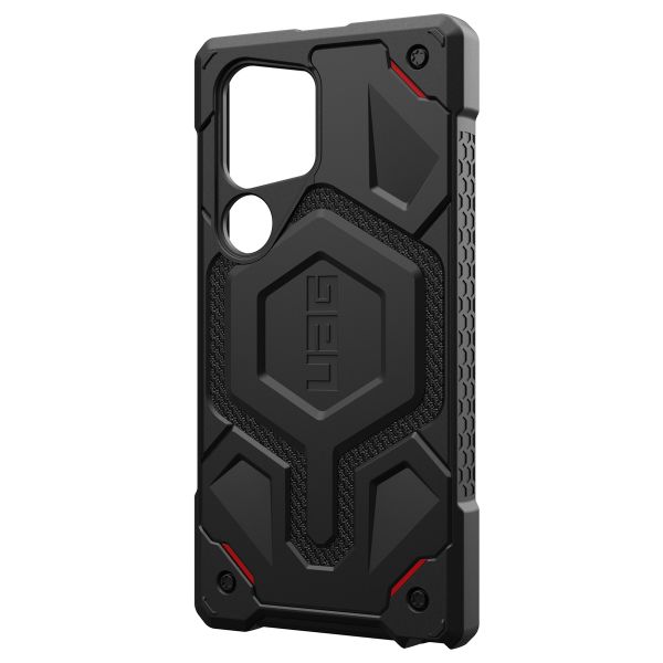 UAG Monarch Pro Backcover für das Samsung Galaxy S24 Ultra - Kevlar Black