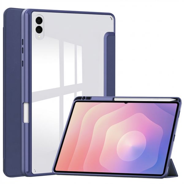 imoshion Trifold Hardcase Klapphülle Samsung Galaxy Tab S11 Ultra - Dunkelblau