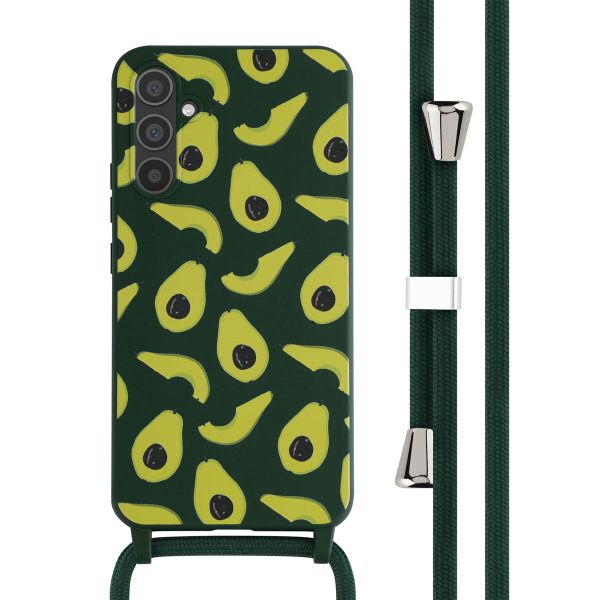 imoshion Silikonhülle design mit Band für das Samsung Galaxy A34 (5G) - Avocado Green