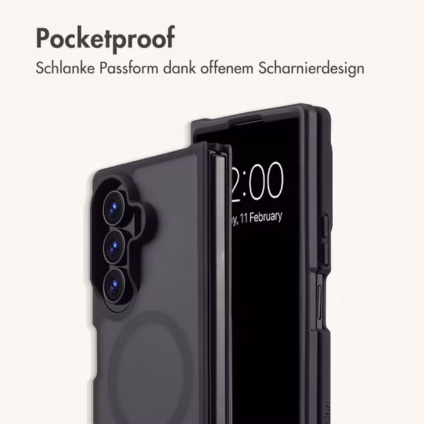 imoshion Color Guard Back Cover mit MagSafe Samsung Galaxy Z Fold 8 Ultra - Schwarz