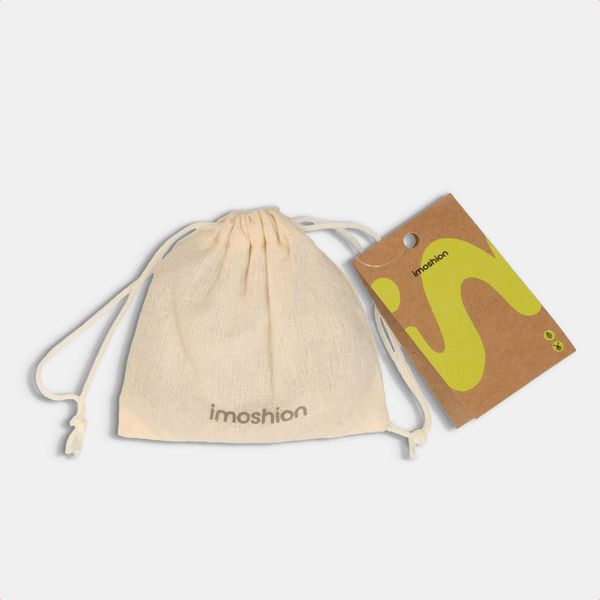 imoshion Ausziehbares Kabel mit Karabinerhaken und Telefon-Pad - Anti-Diebstahl-Telefonband - Orange