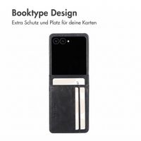 imoshion Luxuriöse Klapphülle Samsung Galaxy Z Flip 8 - Schwarz