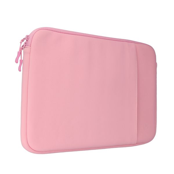 imoshion Laptop-Hülle mit Staufach 15-16 Zoll - Laptop Sleeve - Candy Pink